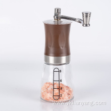 manual portable hand coffee glass grinder